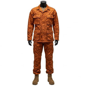 Chaqueta de Camuflaje de Seda para Hombre, Uniforme Utilitario, Ropa de Trabajo Táctica Resistente para Seguridad en Exteriores, Entrenamiento, Primavera - Product Image 1