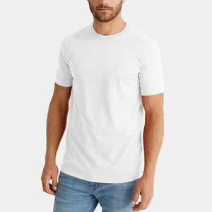 T-shirt pour homme 100% coton, blanc, respirant, manches courtes, col rond, décontracté, meilleurs t-shirts pour homme 2023 - Product Image 3
