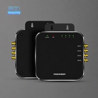 Impinj R2000 4 puertos ISO 18000-6C Módulo lector fijo Precio de fábrica Largo alcance 33dBm UHF RFID 860-960MHz Frecuencia RS232 TTL