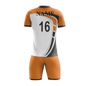 Sublimated <b>Printing</b> 100% Polyester Waterproof Team Wear Soccer Uniforms Adults Competitive Prices Soccer Jerseys Sets OEM ODM - Product Image 5