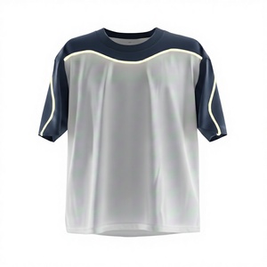 Camiseta Blanca de 220g, 100% Algodón, Tejido de Punto, Talla Grande, con Logotipo Personalizado Impreso en Serigrafía con Tela Reflectante, de Secado Rápido y Transpirable - Product Image 1