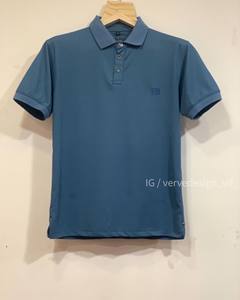 Polo de golf en coton suvin tricoté uni personnalisé pour chemises Respirant Écologique Coupe régulière Vierge OEM pour hommes - Product Image 5