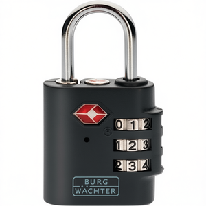 BURG-WCHTER กุญแจล็อคจักรยาน TSA 77 แบบผสมผสาน ตัวล็อคกว้าง 30 มม. พร้อมหน้าปัดตัวเลข 3 ตัว คละสี - Product Image 3