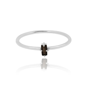 Anillo de piedra granate de Plata de Ley 925 con piedras preciosas naturales minimalistas ahora a precio de fábrica - Product Image 5