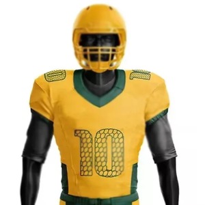 Maillot de football américain pour homme Tissu polyester respirant à séchage rapide Tops de football américain Uniforme confortable - Product Image 4