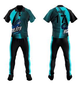 Uniformes de cricket pour hommes Nouveau design Maillots de cricket Nouveau modèle Meilleur uniforme de cricket Impression par sublimation numérique - Product Image 1