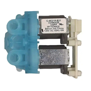 Remplacer la vanne solénoïde d'arrivée d'eau de la machine à laver <span class=keywords><strong>Bitron</strong></span> W11036930 AC 120V 60HZ, pièces détachées pour lave-linge pour Whirlpool - Product Image 1