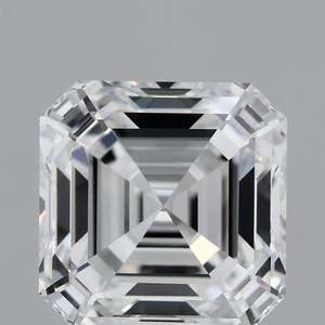 7.05 carat D VVS2 Asscher Cut CVD Lab Grown Diamond IGI Certified Type IIa White Loose Diamond - Product Image 1