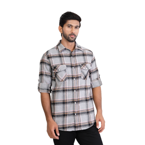 Qualité supérieure Best-seller Chemise à carreaux pour hommes 100% Vêtements de travail de plein air teints en fil de coton au meilleur prix - Product Image 1