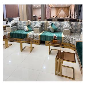 Sofá estilo Majlis árabe, diseño clásico, elegante conjunto para sala de estar, asientos de esquina de lujo, diseño que ahorra espacio - Product Image 1