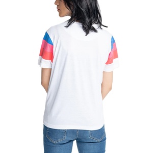 เสื้อยืดลดราคา เสื้อยืดแฟชั่นฤดูร้อน ลายเรียบ แขนสั้น ย้อมสีทั้งตัว ทรงเข้ารูป สำหรับสาวๆ รับสกรีนโลโก้ เสื้อยืดคอกลมผู้หญิง - Product Image 3
