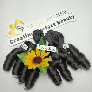 Cabello Humano Remy Vietnamita de Doble Trama, Sin Químicos, Ondulado Natural con Estilo de Ondas Naturales - Product Image 5