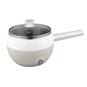 Poêle à frire électrique antiadhésive de <span class=keywords><strong>1</strong></span>.5 litres Cuisinière de voyage électrique avec <span class=keywords><strong>vapeur</strong></span> pour pâtes, nouilles ramen, légumes, viande, œufs - Product Image 1