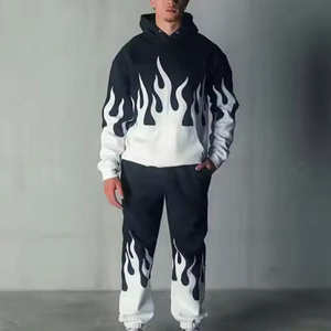 2024 invierno térmico personalizado Logo Sudadera con capucha al por mayor 100% algodón Puff técnica de impresión de alta calidad para los hombres - Product Image 2