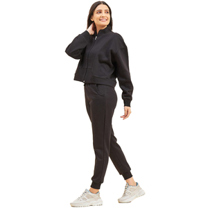 Sudaderas con capucha de estilo esencial personalizadas, sin cordón, antiarrugas, 100% algodón, sudaderas Unisex para mujer, conjunto de pantalones de chándal, chándal - Product Image 4