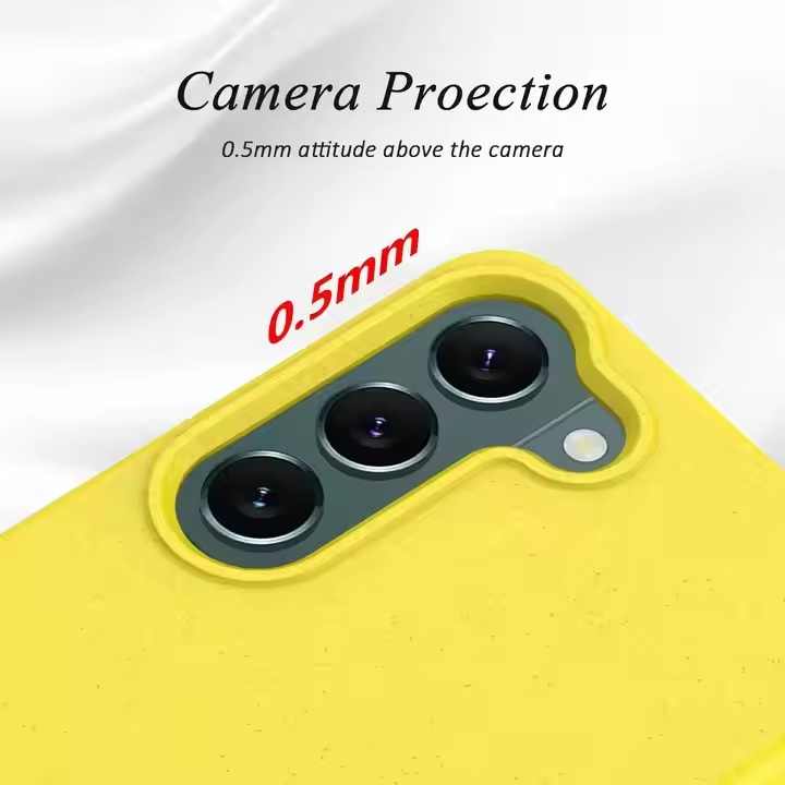 100% Compostable Wheat Straw Friendly Bio Degradable Uv Printing Mobile Phone Shockproof Case for iPhone 16 15 141 13 Pro Max