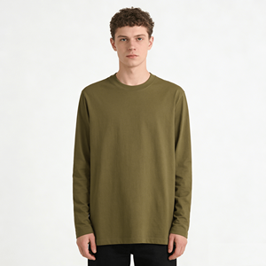 Camiseta Personalizada Extra Grande de 250 g/m² con Manga Larga, 100% Algodón, Camiseta para Hombre - Product Image 2