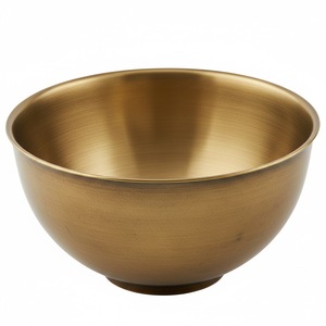 Tazón de Servir de Metal Más Vendido, Acabado Bronce Antiguo para Utensilios de Cocina, Hogar y Mesa de Hotel, Tazones para Servir Alimentos y Ensaladas - Product Image 4