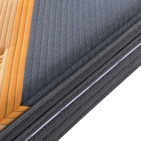 Matelas hybride matelassé en coton pour hôtel 5 étoiles de luxe Matelas à ressorts ensachés en mousse à mémoire de forme King Queen Size