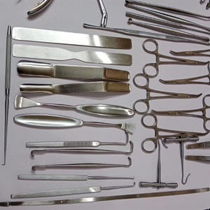 Juego de instrumentos quirúrgicos de laminectomía de craneotomía básica de alta calidad, 78 Uds., herramientas ortopédicas de cirugía de columna, Manual de acero inoxidable - Product Image 5