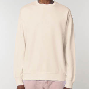 Sudaderas bordadas e impresas personalizadas de algodón orgánico 100% para unisex azul - Product Image 5