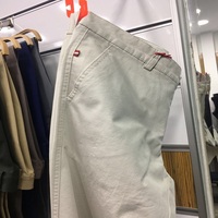 Celana Chino Kasual Pria Ukuran Besar, Bahan Katun 100% Cepat Kering, Model Regular Fit, Kualitas Tinggi, Warna Solid, Kanvas, Cocok untuk Musim Panas