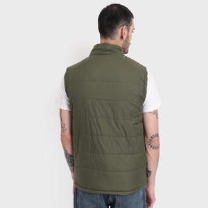 Ustom-Chaqueta acolchada para hombre, chaleco de gran tamaño con cuello levantado, ropa utilitaria para Otoño e Invierno - Product Image 3