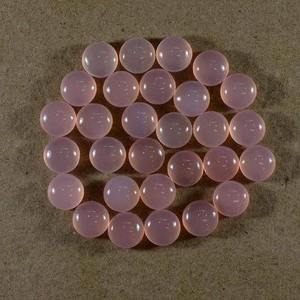 โรสควอตซ์ธรรมชาติคุณภาพสูงทรงหลังเบี้ย สำหรับบำบัดจักระหัวใจ สร้างความสงบ ให้พลังบวก หลายสี ขนาด 5 มม. 3-5 กะรัต วิเศษ - Product Image 4