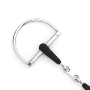 Nouvel arrivage de mèches de selle de dressage en acier inoxydable équitation anneau lâche lien français Dee baril ovale cacahuète D anneaux mèche de dressage - Product Image 4