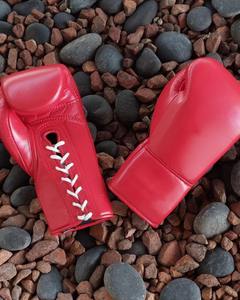 ถุงมือชกมวยหนัง PU สำหรับฝึกชกมวยถุงมือชกมวยสำหรับฝึกชกมวยออกแบบได้ตามที่ต้องการ - Product Image 5