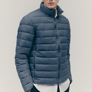 Chaquetas para exteriores con logotipo personalizado de alta calidad, Abrigo acolchado con cremallera y burbuja de invierno para hombres y mujeres - Product Image 1
