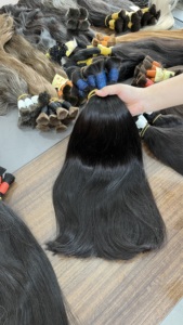 ผมต่อขนาดใหญ่จากชาวรัสเซียทำจากเส้นผมธรรมชาติคุณภาพสูงผมดิบจากเวียดนาม - Product Image 5