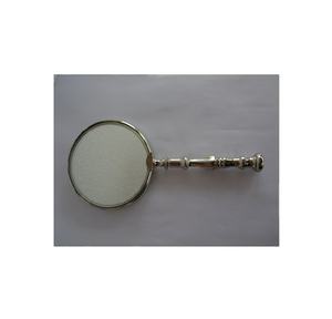 Miroir à main avec poignée, miroir de bureau en bois de luxe, miroir de maquillage double face pour chambre à coucher - Product Image 1