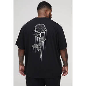 Logo personnalisé t-shirt de poids lourd pour homme fabriqué à 100 pour cent coton de haute qualité confortable pour l'impression de dessins - Product Image 4