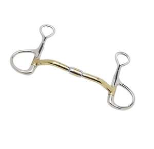 Recién llegado, broca de caballo Pelham ecuestre, tachuela de boca de rodillo de cobre de acero inoxidable fabricada por TARIQ MFG CO - Product Image 4