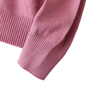 Pull en tricot à col rond pour femme, polyester/nylon, séchage rapide, manches longues, poignets côtelés, pull décontracté, coupe régulière, chaud pour l'hiver - Product Image 4