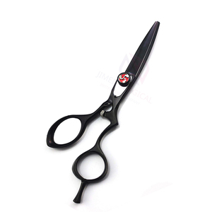 Tijeras de Belleza Profesionales de Acero Inoxidable 9CR13 Negro Premium para Uso en Salón – Tijeras de Corte de Pelo para Diestros - Product Image 2