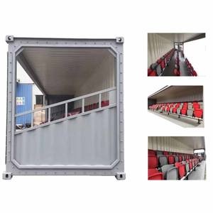 40ft HC Stadium Seating Container Grandstand 20ft Mobile Sports Football <span class=keywords><strong>Field</strong></span> Spectator Shelter Stand Container for Sale Sydney - Product Image 2
