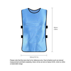 Nouveau design de haute qualité Logo personnalisé bavoirs de football pour adultes gilet d'entraînement de football au prix de gros - Product Image 2