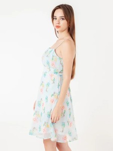 เดรสสั้นผ้าฝ้ายอินเดียทำด้วยมือสำหรับผู้หญิงชุดปาร์ตี้คลับฤดูร้อนมีสไตล์ของขวัญแต่งงานเจ้าสาวแบบลำลอง - Product Image 2