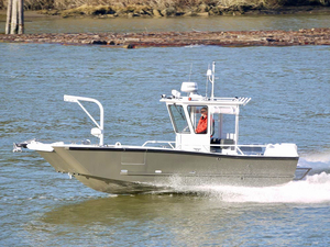 Bateau d'atterrissage <span class=keywords><strong>Commercial</strong></span> en aluminium de 24 pieds/bateau de travail utilitaire/bateau de pêche à Barge avec Console centrale - Product Image 3