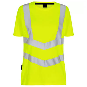 Precio de fábrica Camisetas de alta visibilidad Camisas de trabajo de manga corta Ropa DE TRABAJO Seguridad vial Camiseta de seguridad de construcción reflectante - Product Image 4
