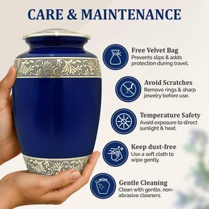 Urnas de mariposa para cenizas para mujer Urnas pequeñas de recuerdo para cenizas humanas Mujer adulta - Product Image 2