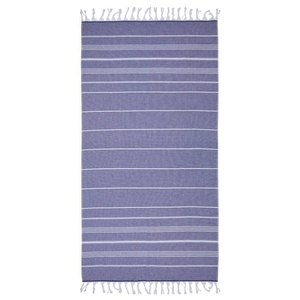 Classic Terry-backed <b>Turkish</b> <b>Towel</b> Wide Stripe, 100% Cotton - Product Image 2