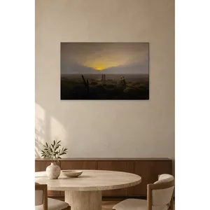 Fida Friedrich Impression sur toile « Lève-ciel au bord de la mer » - Product Image 2