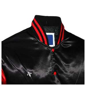 Nueva chaqueta de invierno con logotipo personalizado más vendida 100% poliéster transpirable cuello acanalado chaqueta universitaria de ATLANTIC - Product Image 3