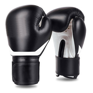 Guantes de Boxeo de Cuero con Logotipo Personalizado, Guantes de Entrenamiento de Artes Marciales Profesionales, Precio de Fábrica - Product Image 2