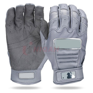 Gants de frappe de baseball en cuir de haute qualité Conception de logo personnalisé Manchette longue Gants personnalisés durables de niveau professionnel - Product Image 1