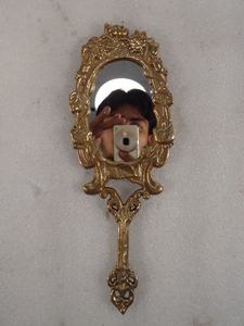 Espejo de mano de latón Vintage para decoración del hogar - Product Image 2