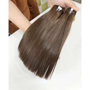 วิกผมตรงแบบไม่มีรอยต่อ ทำจากผมเวอร์จินเวียดนามแท้ 100%  แบบ Remy  ถักด้วยเครื่องจักร  หนังศีรษะเทียมแบบสองชั้น  ขนาด 5*5 HD  ยี่ห้อ Timehair น้ำหนัก 300 กรัม - Product Image 3